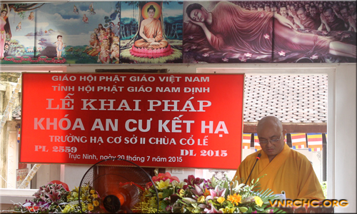 Lễ Khai pháp An cư kết hạ chùa Cổ lễ tỉnh Nam Định